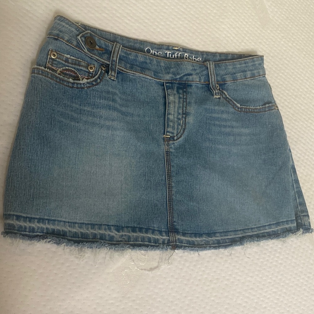 Jean  mini skirt -